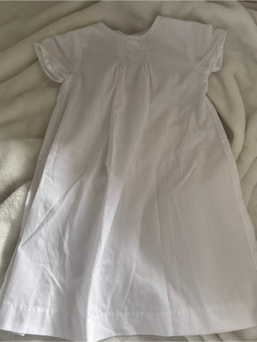 Newborn Petit Ami hand embroidered gown